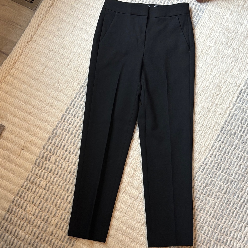 J. Crew Black Tailored Trousers
